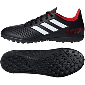 Adidas Predator Tango 18.4 Tf M DB2143 jalkapallokengät musta musta Adidas Predator Tango 18.4 Tf M DB2143 jalkapallokengät musta musta