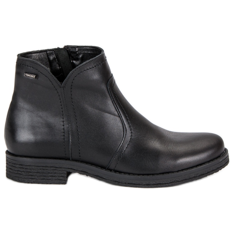 Matalat saappaat VINCEZA -vetoketjulla musta