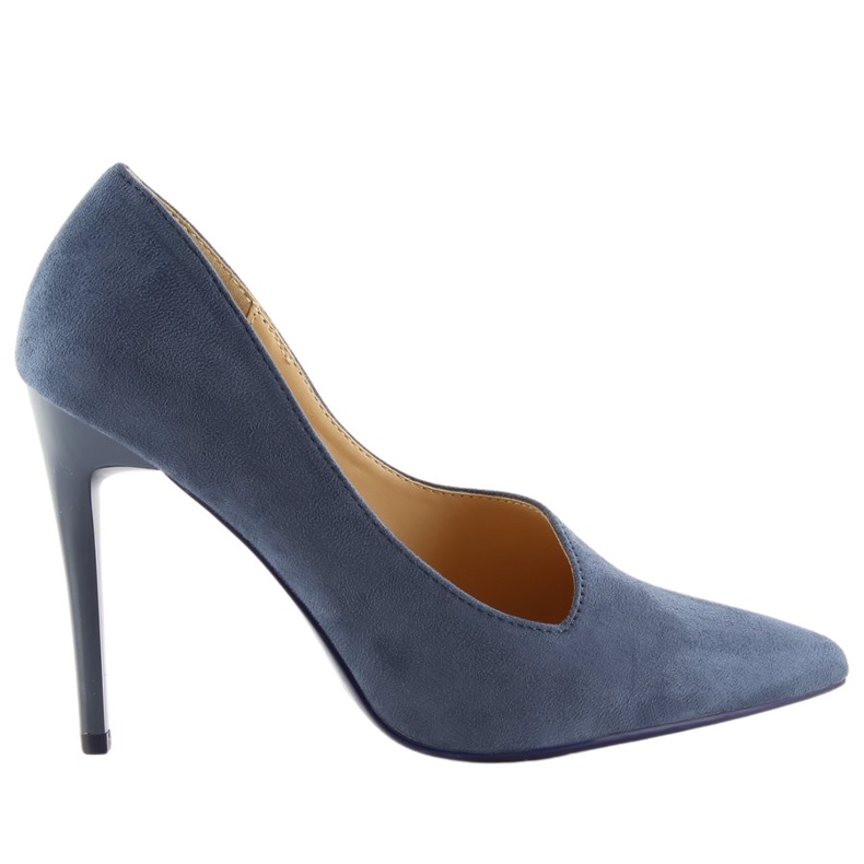 C-11 Siniset epäsymmetriset korkokengät sininen