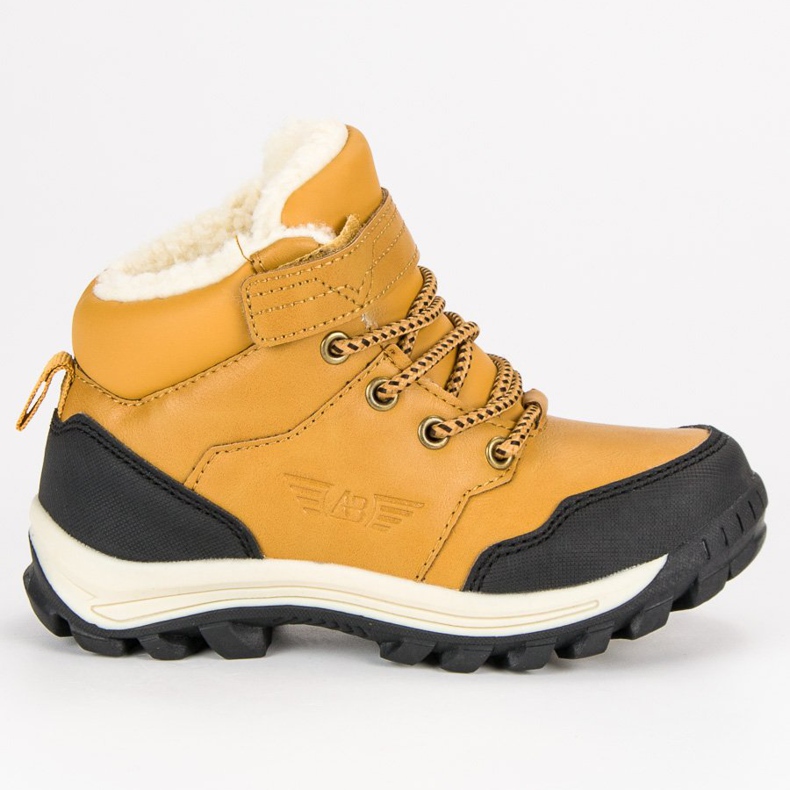 Arrigo Bello Lämpimiä jalkineita talveksi keltainen