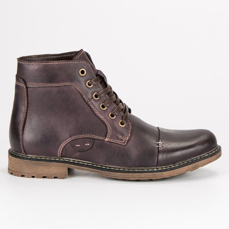 Wolski Miesten nahkakengät ruskea