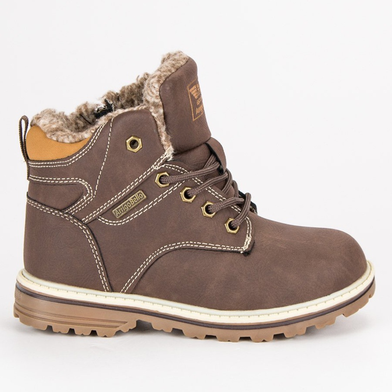 Arrigo Bello Lämmitetyt vetoketjullinen housut ruskea