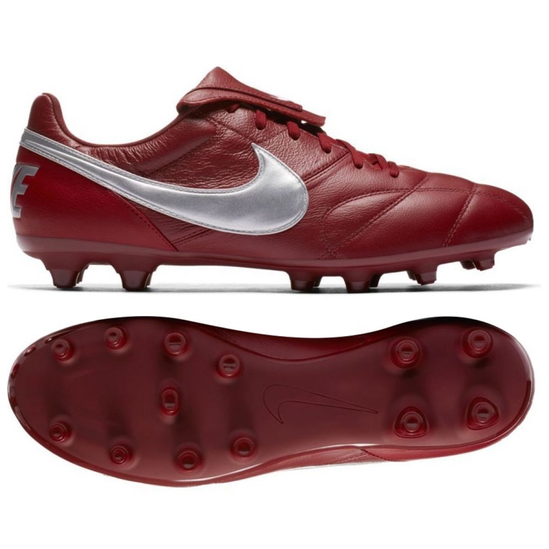 Nike Nike Premier Ii Fg M 917803-606 jalkapallokengät punainen punainen
