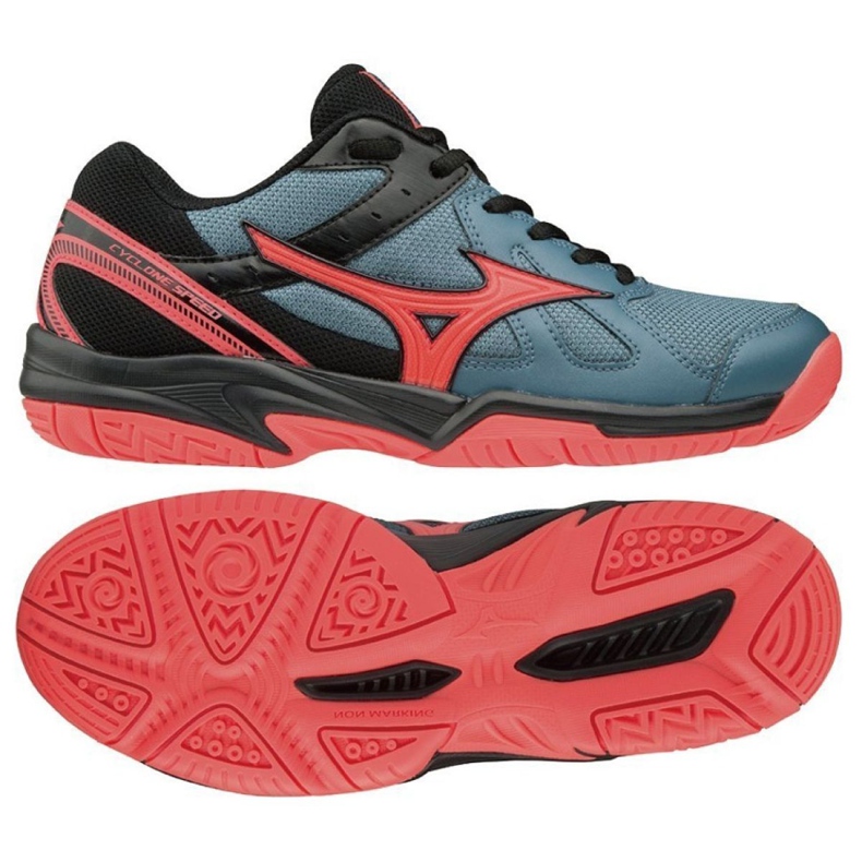 Mizuno Cyclone Speed ​​W V1GC178065 -lentopallokengät sininen sininen