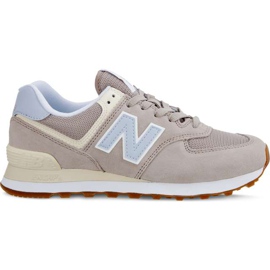 New Balance Wl574flc Summer Dusk Flat Valkoinen, jossa on jää sininen ruskea monivärinen