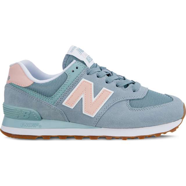 New Balance Wl574flb Summer Dusk Smoke sininen Himalajan vaaleanpunaisella