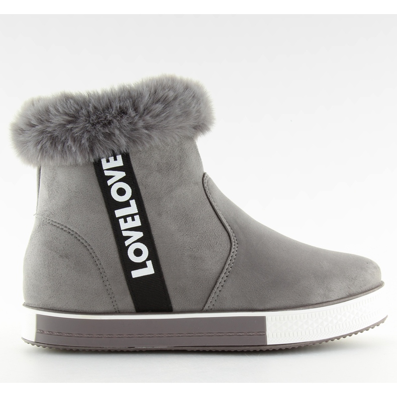 Harmaat nilkkakorkeat tennarit NB252P