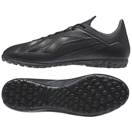 Adidas X Tango 18.4 Tf M DB2480 jalkapallokengät musta musta