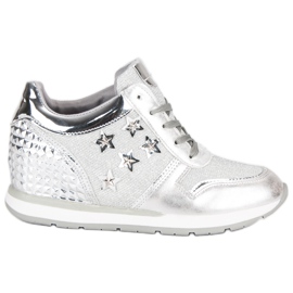 Hopeiset lenkkarit, lenkkarit harmaa