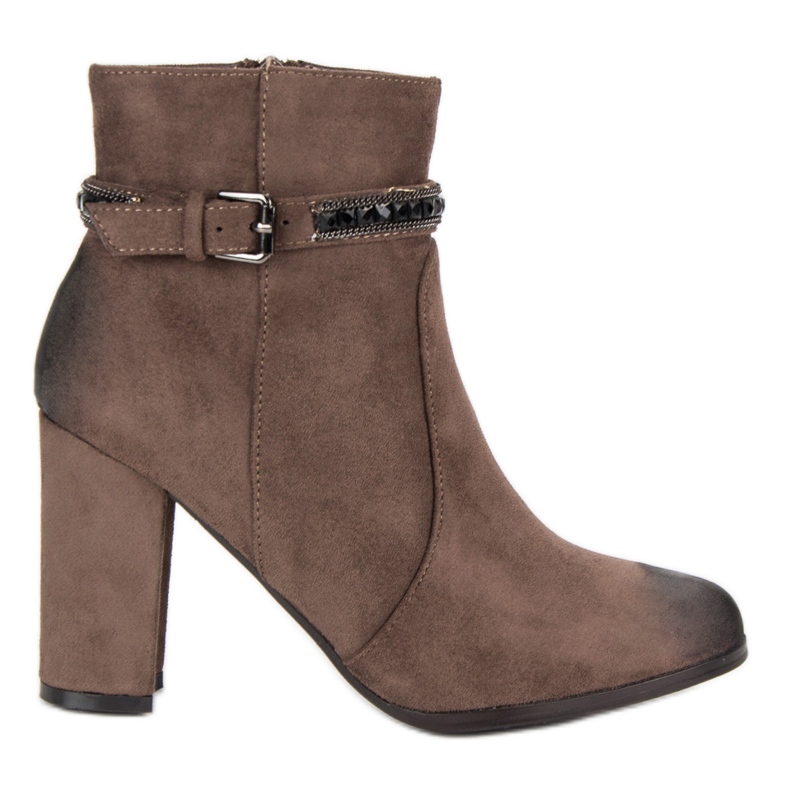 VINCEZA mokkanahkaiset korkokengät ruskea