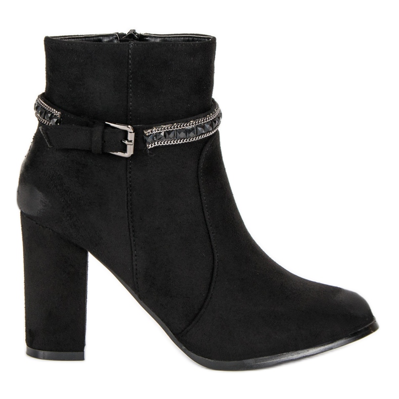 VINCEZA mokkanahkaiset korkokengät musta