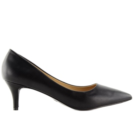 Avokkaat matalat korot musta 123-3 Musta