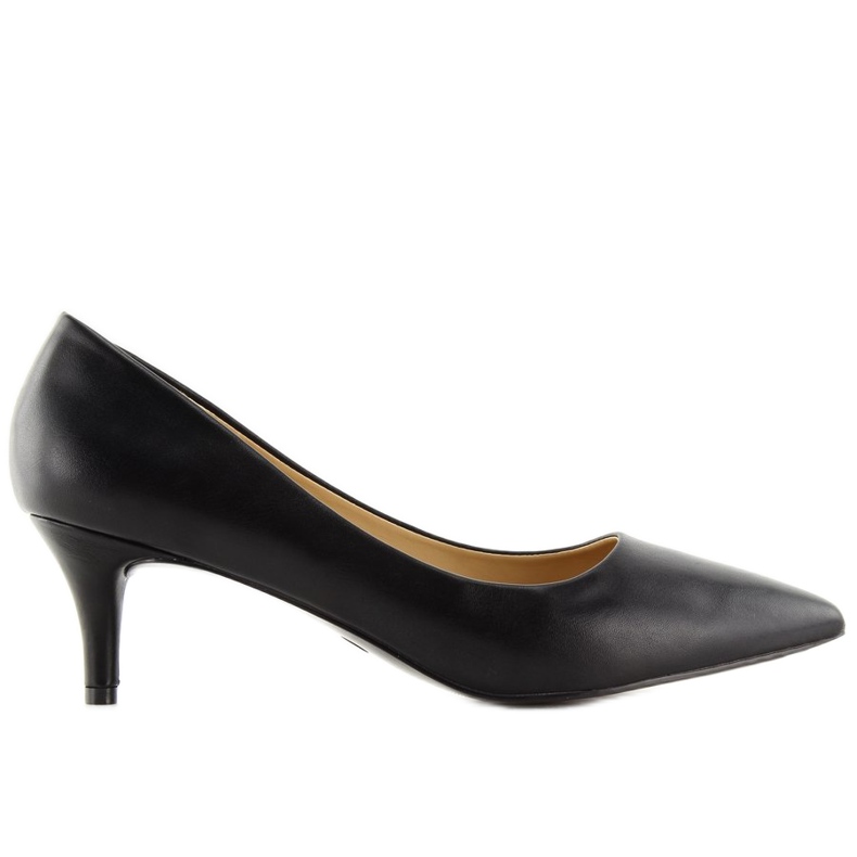 Avokkaat matalat korot musta 123-3 Musta