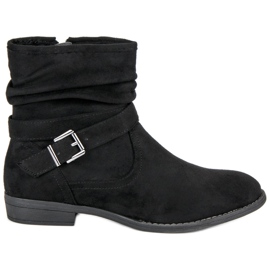 Groto Gogo Lämpimät mokkanahkakengät musta