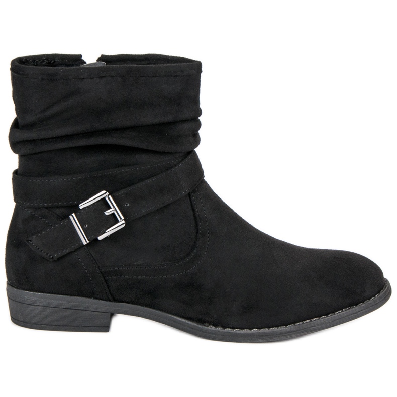 Groto Gogo Lämpimät mokkanahkakengät musta