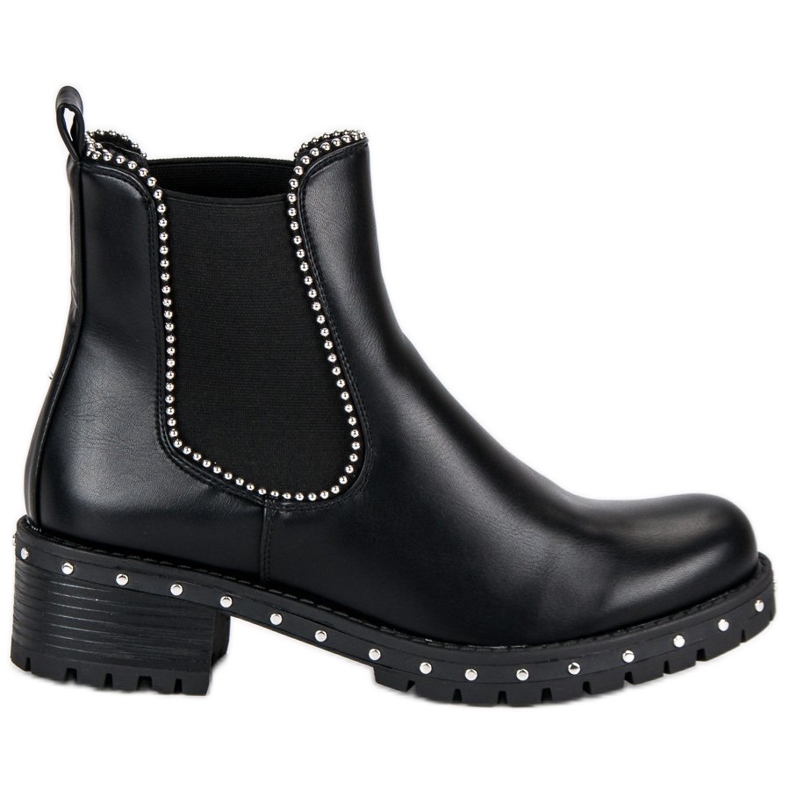 Bestelle Rock Boot Jodhpur saappaat musta
