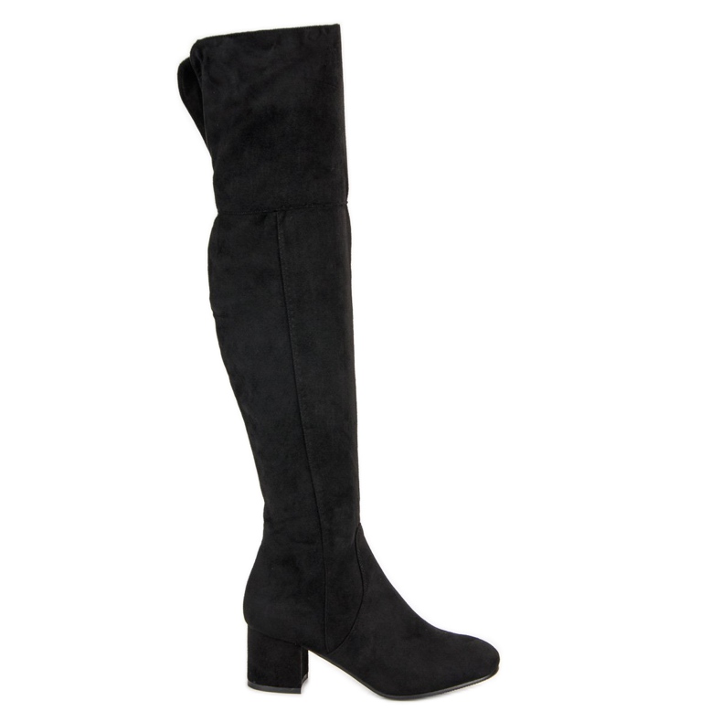 Seastar Mokkanahkaiset polvisaappaat musta