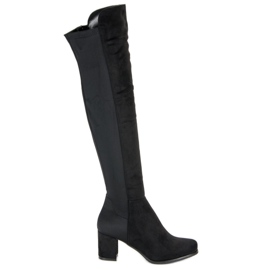 Lucky Shoes Musta räätälöity muskettisoturi