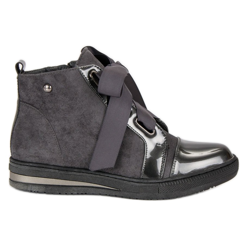 Filippo Tyylikkäät lenkkarit nilkan yläpuolella harmaa