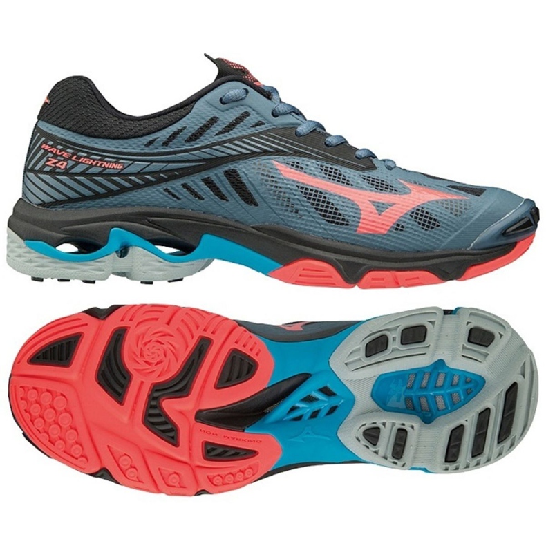 Mizuno Wave Lighting Z4 W V1GC180065 lentopallokengät monivärinen sininen