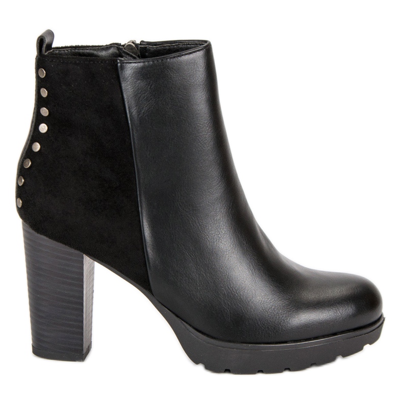 Weide Tyylikkäät saappaat syksyyn musta