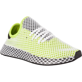 Adidas Deerupt Runner Semi Solar Slime Core Black Core musta vihreä