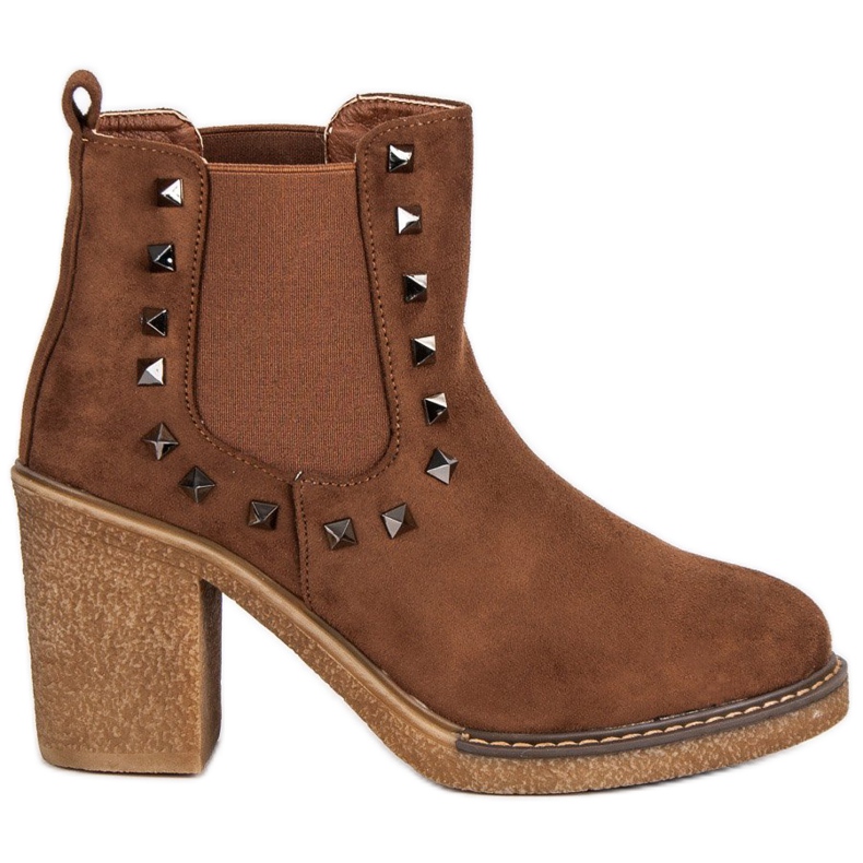 Bestelle Mokkanahkakengät postissa ruskea