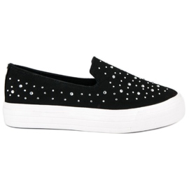 J. Star Mustat Slip-On lenkkarit