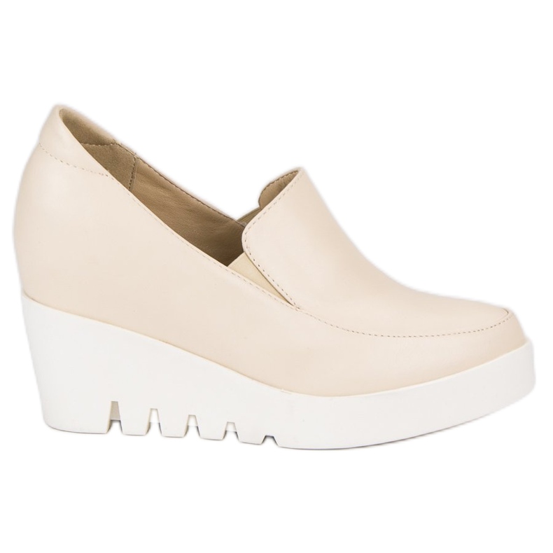 J. Star Tyylikkäät kiilakengät ruskea