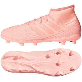 Adidas Predator 18.2 Fg jalkapallokengät vaaleanpunainen