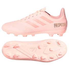 Adidas Predator 18.4 FxG -jalkapallokengät vaaleanpunainen