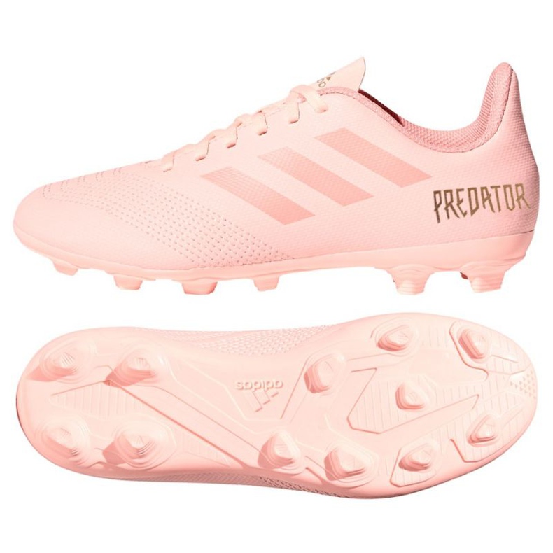Adidas Predator 18.4 FxG -jalkapallokengät vaaleanpunainen
