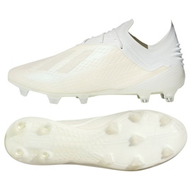 Adidas X 18.1 Fg M DB2247 jalkapallokengät valkoinen