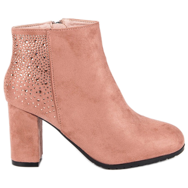 Mokkanahkakengät postissa vaaleanpunainen