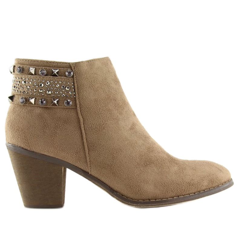 Naisten beige saappaat L3526 Khaki