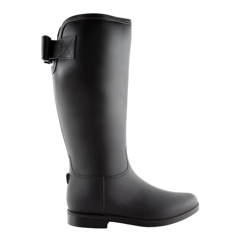 Musta naisten galoshes musta D58 musta