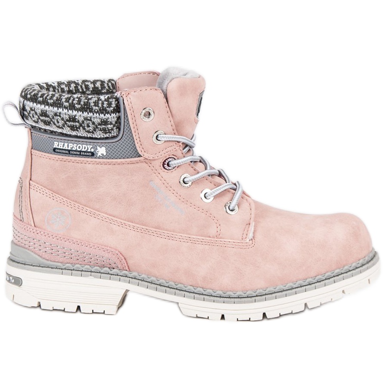 American Club American Trappers vaaleanpunainen