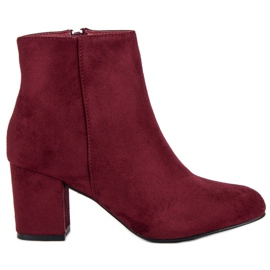 Mannika Mokkanahkakengät postissa punainen Mannika Mokkanahkakengät postissa punainen