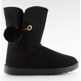 Musta emusy ja pompom SP04P musta