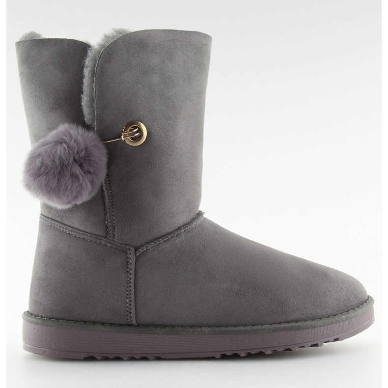 Emuses, jossa on pompom harmaa SP04P harmaa