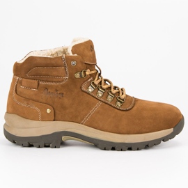 American Club Miesten amerikkalaiset nahkapyyntivälineet ruskea