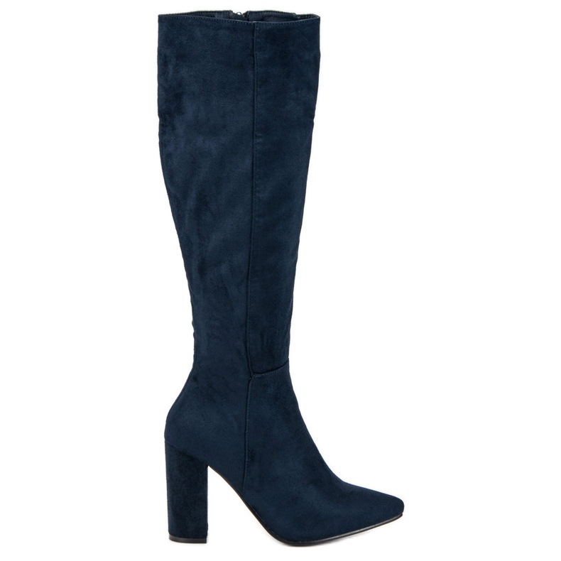 Small Swan Suede korkokengät sininen