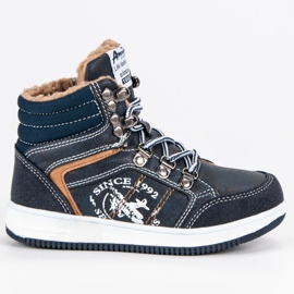 American Club Eristetyt urheilu amerikkalaiset tennarit sininen