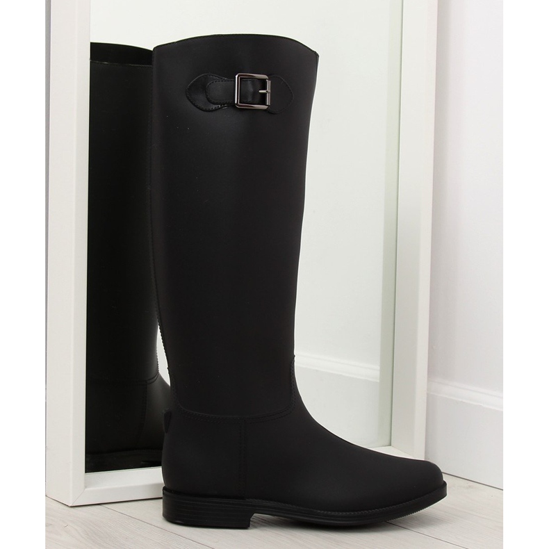 Musta naisten galoshes D60 Black