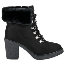 Juliet Sidotut saappaat postissa musta