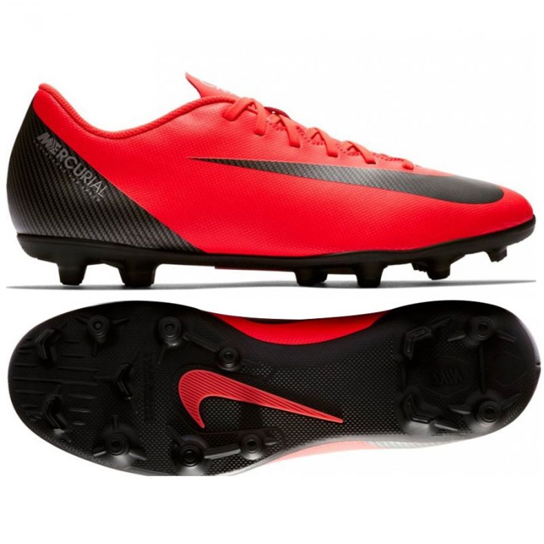Nike Mercurial Vapor 12 -jalkapallokengät punainen