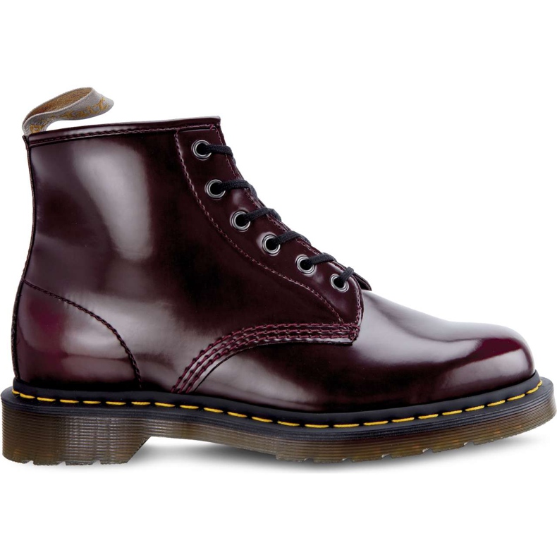 Dr. Martens Vegan 101 Cherry Red Cambridge -harja monivärinen punainen