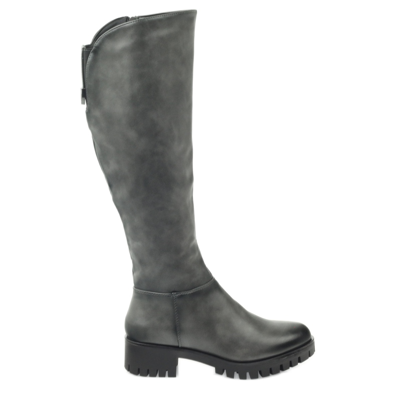 M.Daszyński Saappaat paksulla pohjalla Daszyński MR1813 harmaa