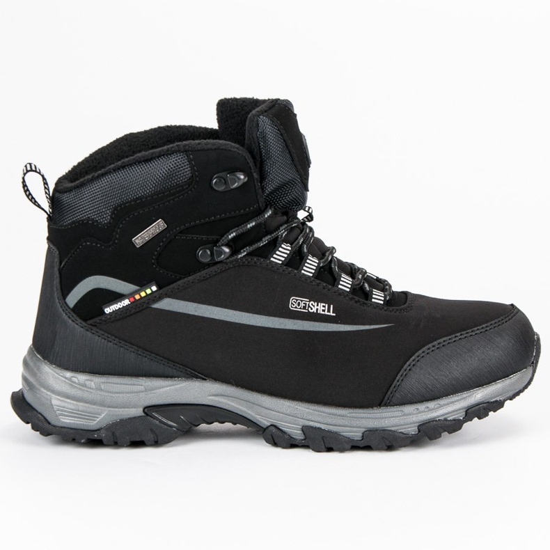 American Club Amerikkalaiset Softshell-trimmerit musta