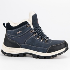 Arrigo Bello Lampaannahka-trapper-saappaat sininen